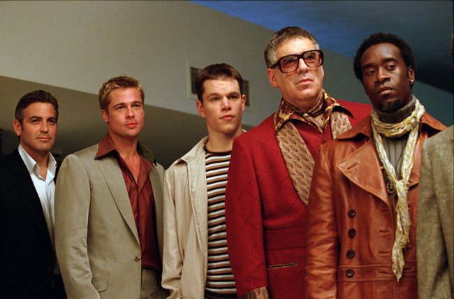 Ein Teil der Gruppe um Danny Ocean (George Cloony).